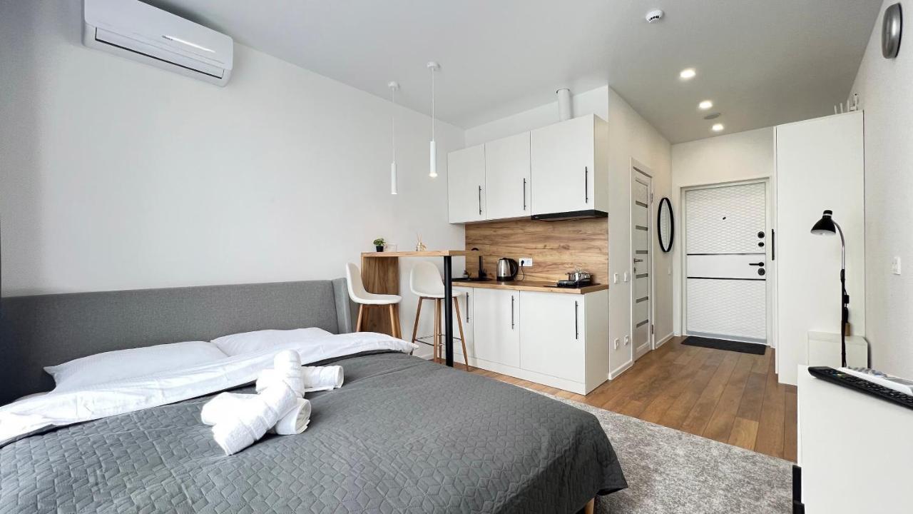 Ferienwohnung Cube House Kiew Exterior foto